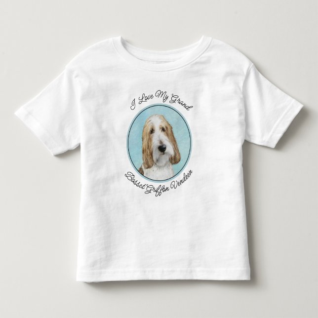 Grand Basset Griffon Vendeen - Original Dog Art Toddler T-shirt (Front)