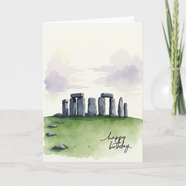 Grand Birthday Monolith Card (Front)
