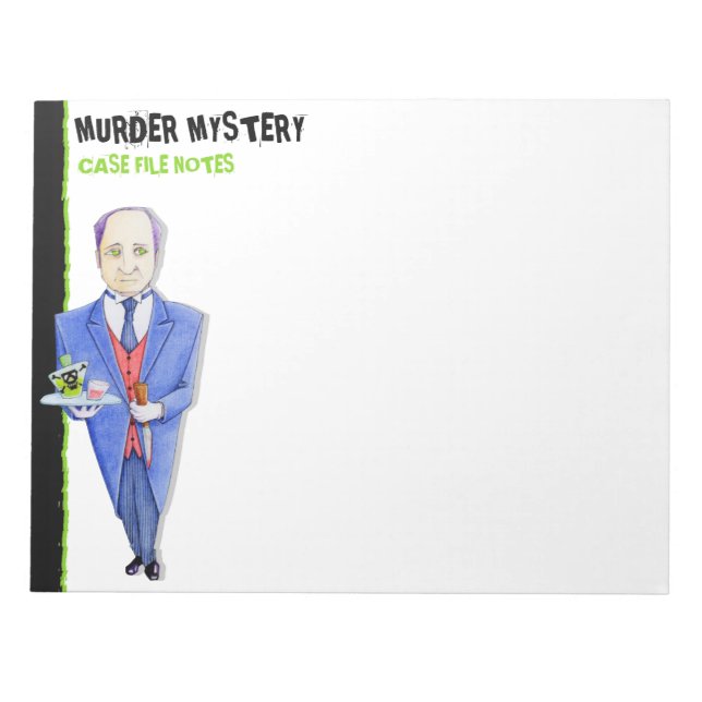 Grand Bloc-notes pour le mystère du meurtre de But (Devant)