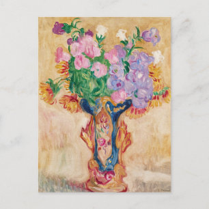 Grand Bouquet au Vase en Porcelaine   Louis Valtat Postcard