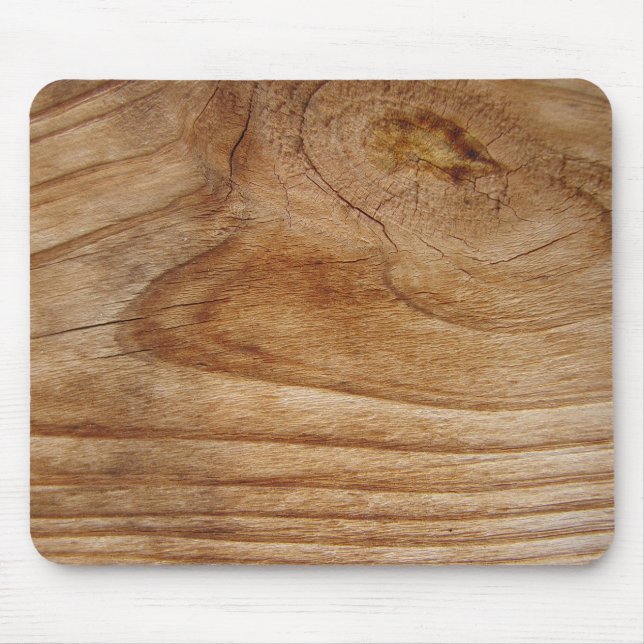 Grand cadeau de grain de tapis de souris rustique (Devant)