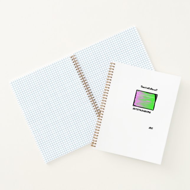 Grand cahier spirales - Motif diamand LBC Notebook (Inside)