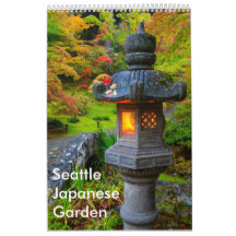 Grand calendrier japonais de jardin de Seattle