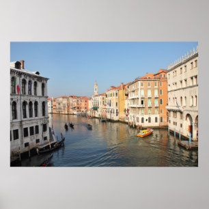 Grand canal, affiche de Venise