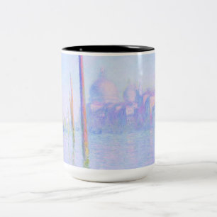 Grand Canal in Venice (by Claude Monet) Two-Tone Coffee Mug