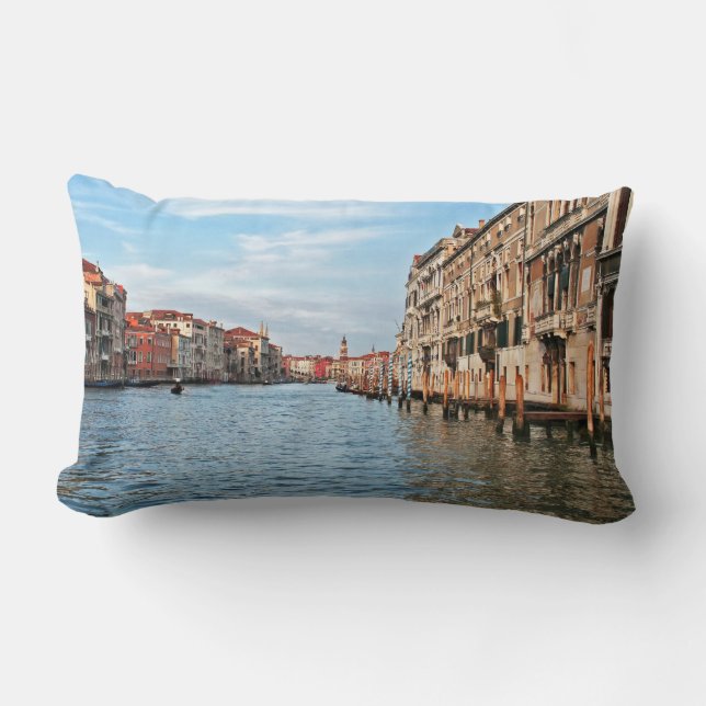 Grand Canal Lumbar Pillow (Front)