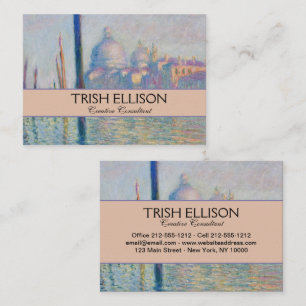 Grand Canal Monet Venice Italy Classic Painting Business Card