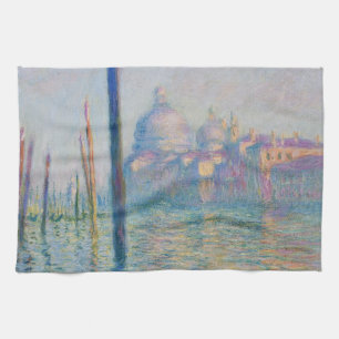 Grand Canal Monet Venice Italy Classic Painting Kitchen Towel