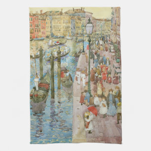 Grand Canal, Venice by Maurice Prendergast Kitchen Towel