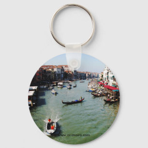 Grand Canal, Venice from Rialto Bridge Keychain