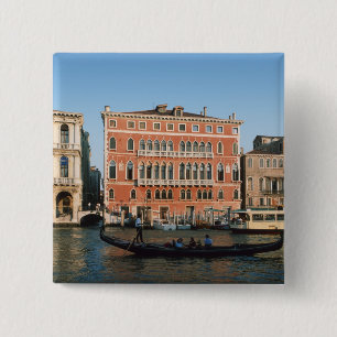 Grand Canal, Venice, Veneto, Italy 2 Inch Square Button