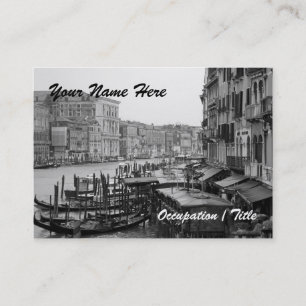 Grand Canal View Business Card