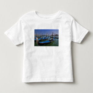 Grand Canal water with gondalo boats lined up Toddler T-shirt