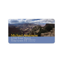 Grand Canyon Address label