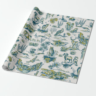Grand Canyon Animals Wrapping Paper Birthday Gift