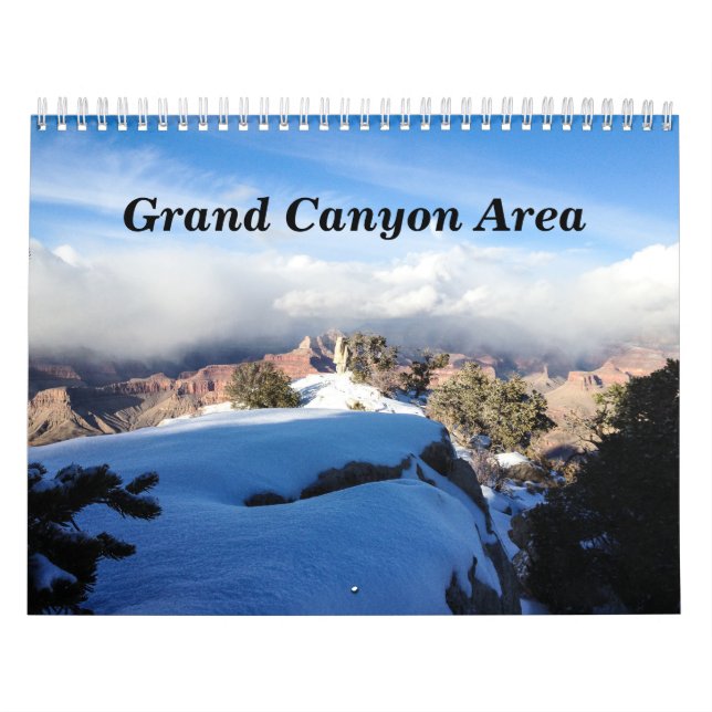 Grand Canyon Area National Park Calendar (Cover)