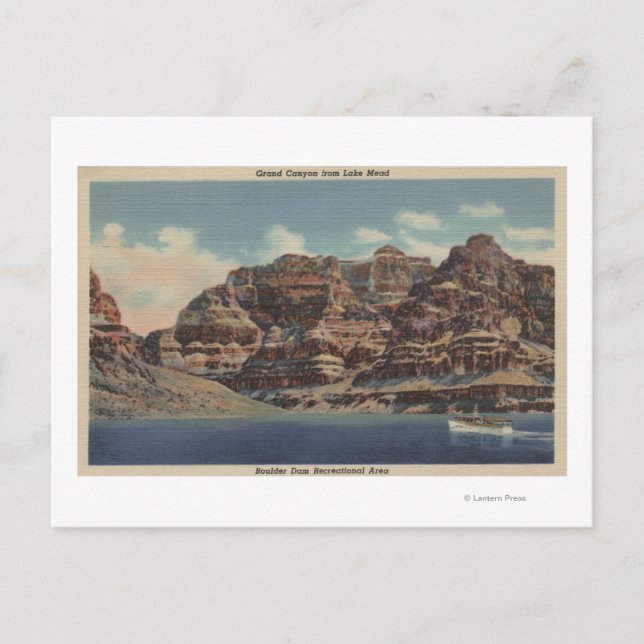 Grand Canyon, Arizona - Boulder Dam Area Postcard (Front)