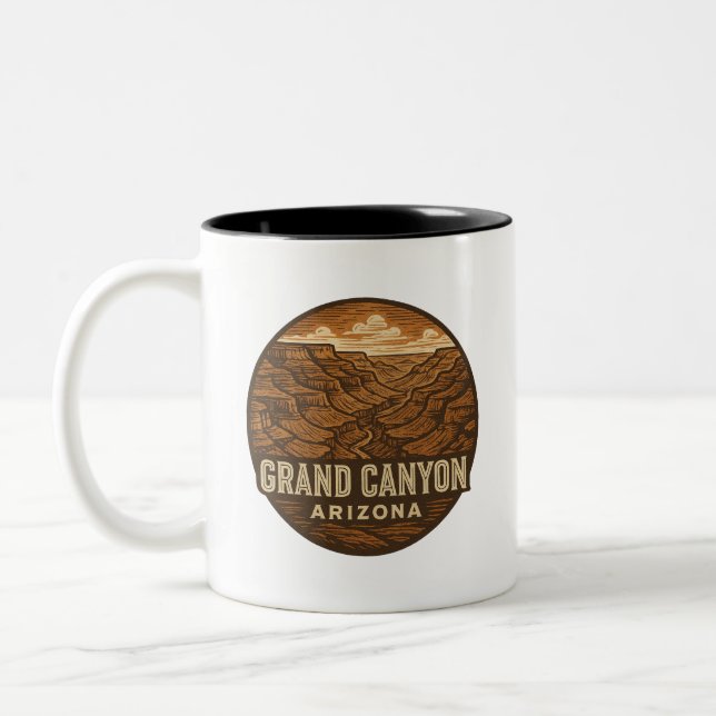 Grand Canyon Arizona Ceramic Mug (Gauche)