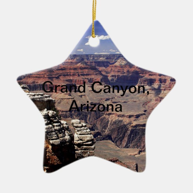 Grand Canyon, Arizona Ceramic Ornament (Front)