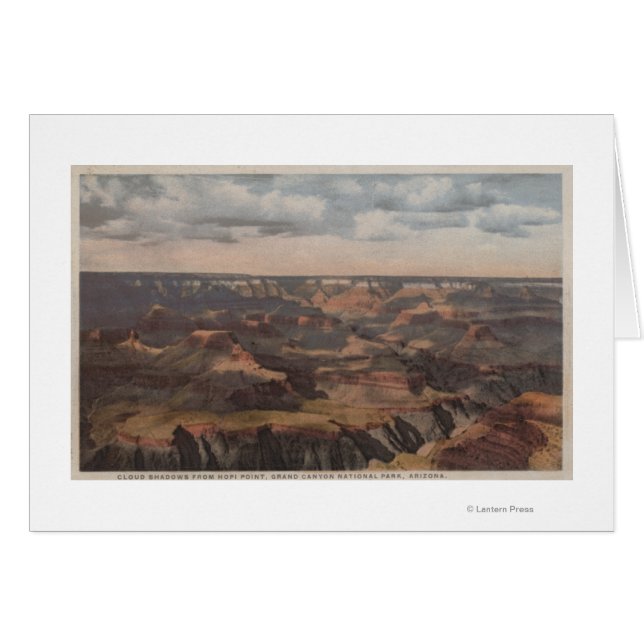 Grand Canyon, Arizona - Cloud Shadows from Hopi 2 (Front Horizontal)