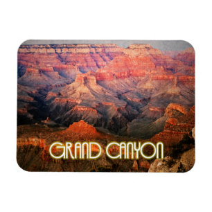 Grand Canyon, Arizona sunset stylized Magnet
