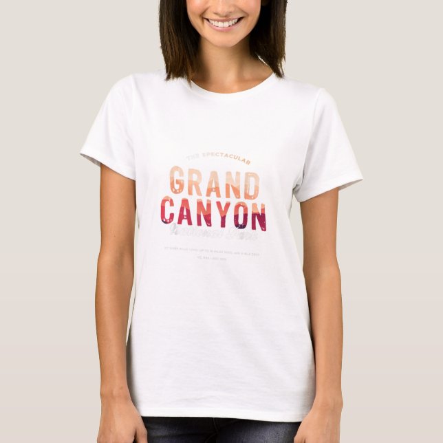 Grand Canyon Arizona US National Park Travel Hikin T-Shirt (Front)