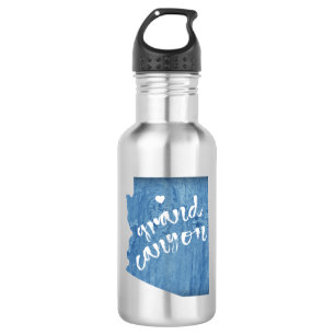 Grand Canyon Arizona Wood Grain 532 Ml Water Bottle