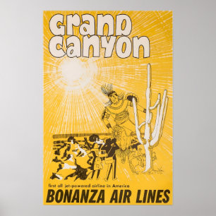 Grand Canyon Art National Park Poster Print 