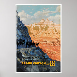 Grand Canyon Art National Parks Poster Santa Fe