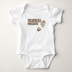 Grand Canyon Boot Print Baby Bodysuit