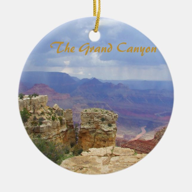 Grand Canyon Ceramic Ornament (Front)