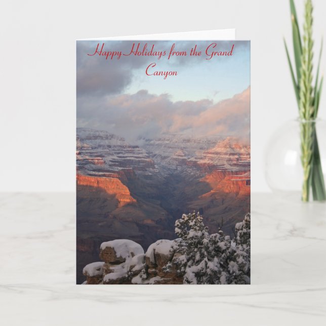 Grand Canyon Christmas Card (Front)