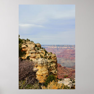 Grand Canyon Cliffside Desert View Drive Poster