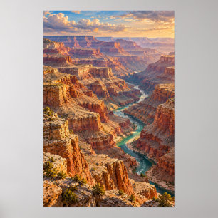 Grand Canyon Colorado River Sunset Wall Art