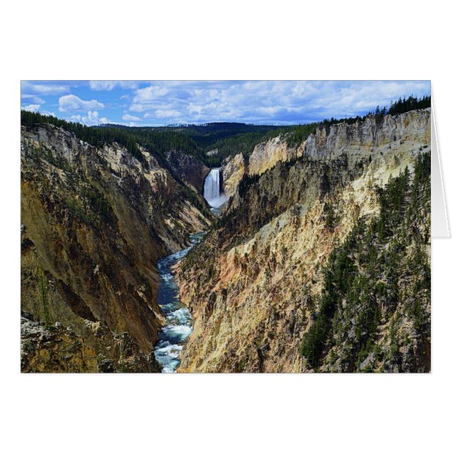 Grand Canyon de la rivière Yellowstone (Devant horizontal)
