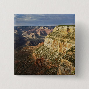 Grand Canyon from the south rim at sunset, 5 2 Inch Square Button