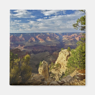 Grand Canyon from the south rim at sunset, 6 Magnet