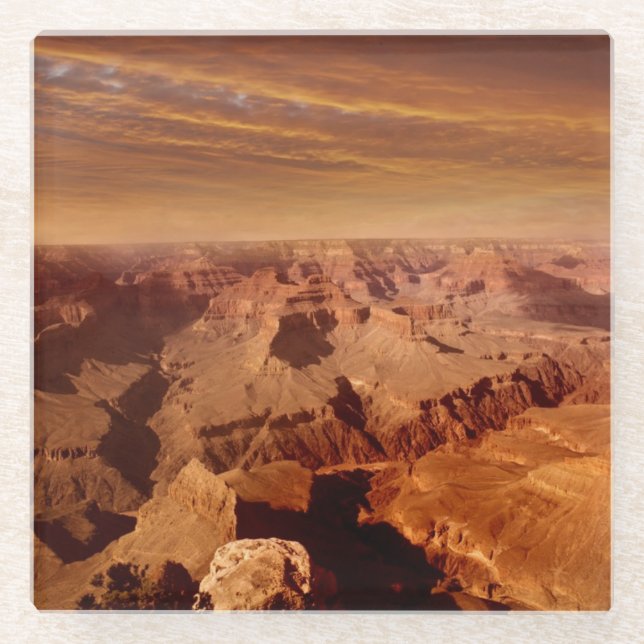 Grand Canyon Glass Coaster (Front)