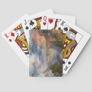 Grand Canyon in Mist (by Thomas Moran) Playing Cards
