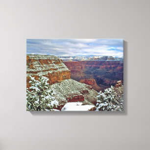 Grand Canyon in Winter Canvas Print