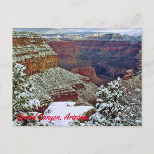 Grand Canyon in Winter Postcard