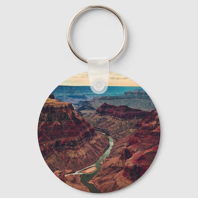 Grand Canyon National Park Arizona, Colorado River Keychain (Front)