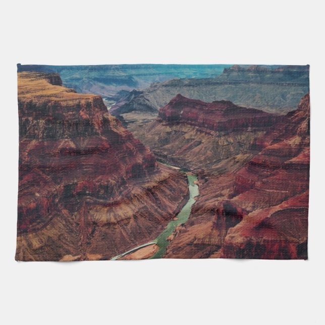 Grand Canyon National Park Arizona, Colorado River Kitchen Towel (Horizontal)