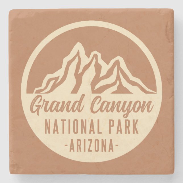Grand Canyon National Park Arizona Stone Coaster (Front)