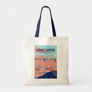  Grand Canyon National Park Arizona Vintage Tote Bag