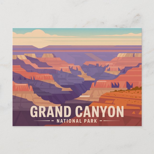 Grand Canyon National Park Carte postale Rétro (Devant)