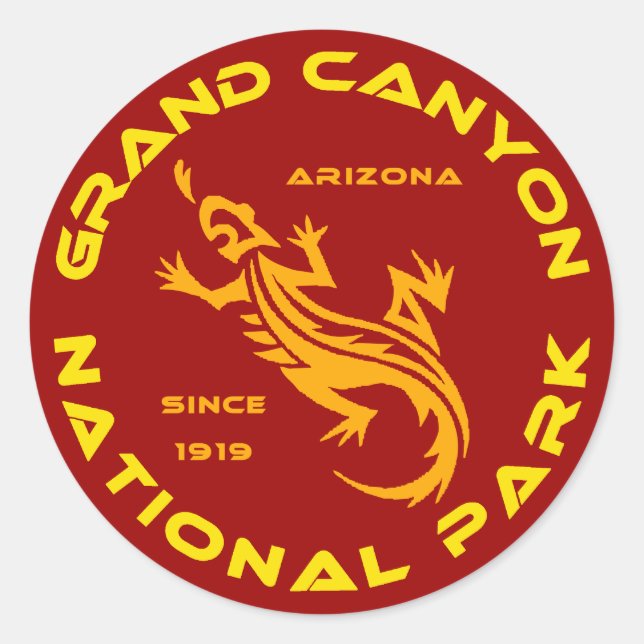Grand Canyon National Park Classic Round Sticker (Front)