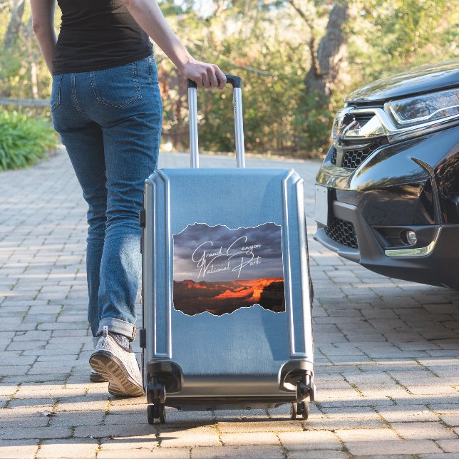 Grand Canyon National Park Decal (Suitcase Insitu)