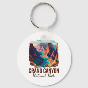 Grand Canyon National Park Hiking Souvenir Adventu Keychain