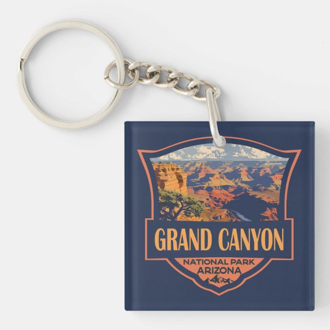 Grand Canyon National Park Illustration Travel Art (Devant)